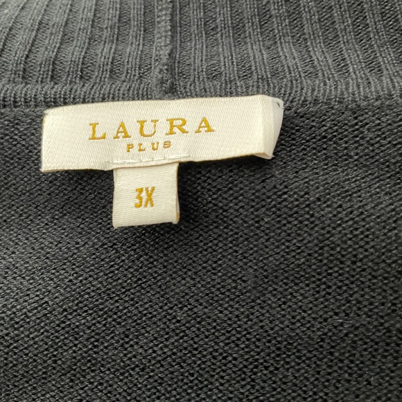 Laura Size 3X Black Cardigan - Picture 7 of 10